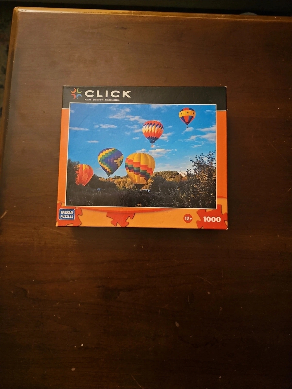 Click 1000-Piece Hot Air Balloon Puzzle - Colorful Scenic Image